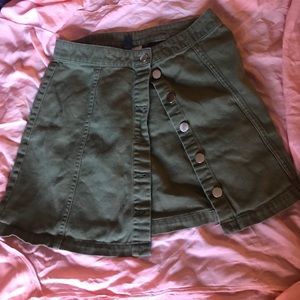 Forever 21 button up skirt